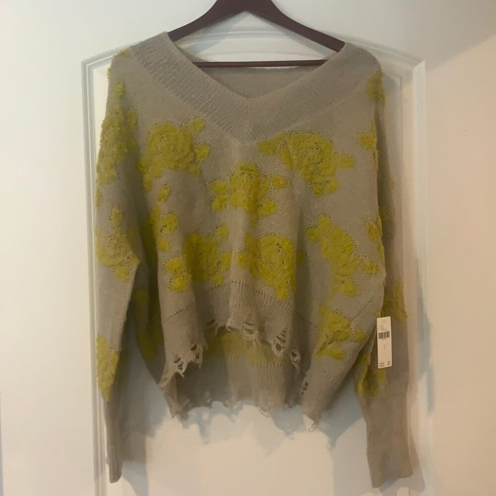 Anthropologie cropped sweater